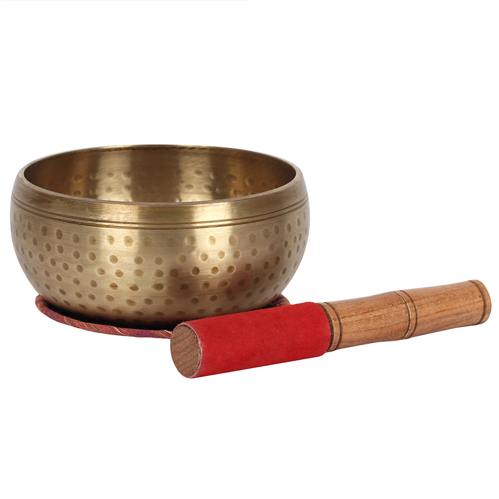 Beaten Brass Singing Bowl